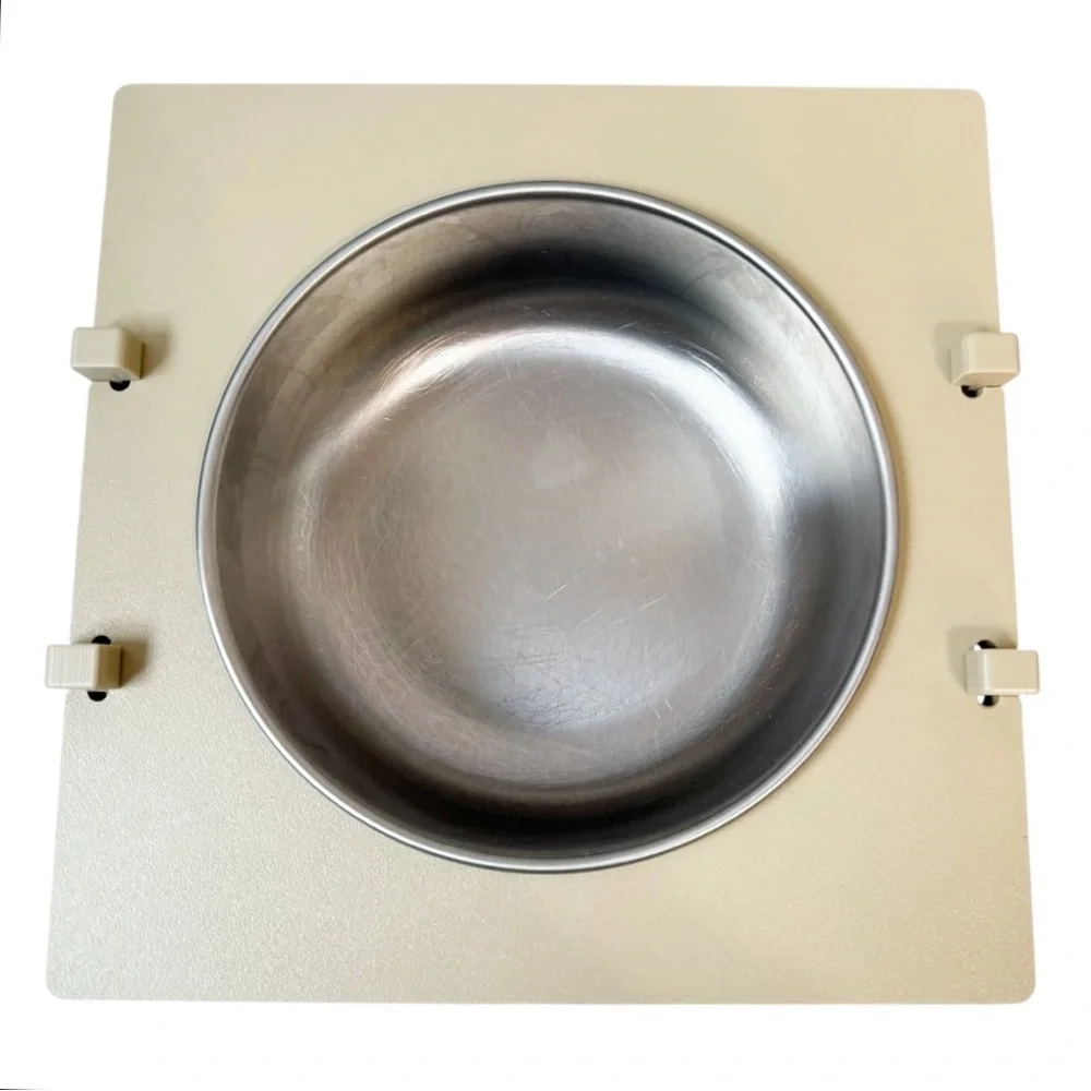Basis Pet Stainless Steel Dog Bowl With Riser Stand Large